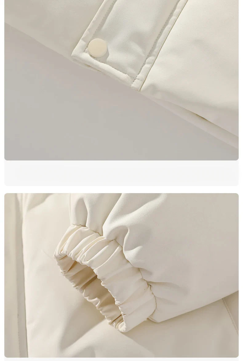 Men’s Thermal Waterproof Jacket – Detachable Hood Outdoor Coat