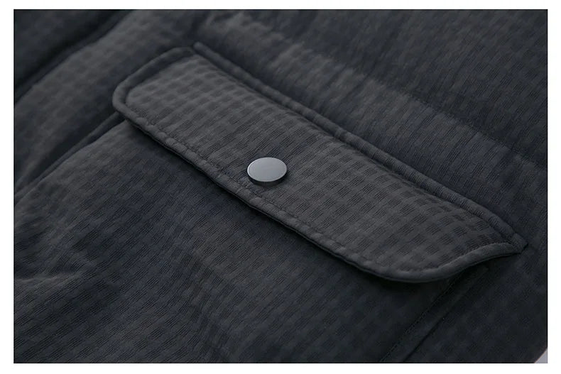 Men’s Large Size Winter Jacket – Warm & Classic